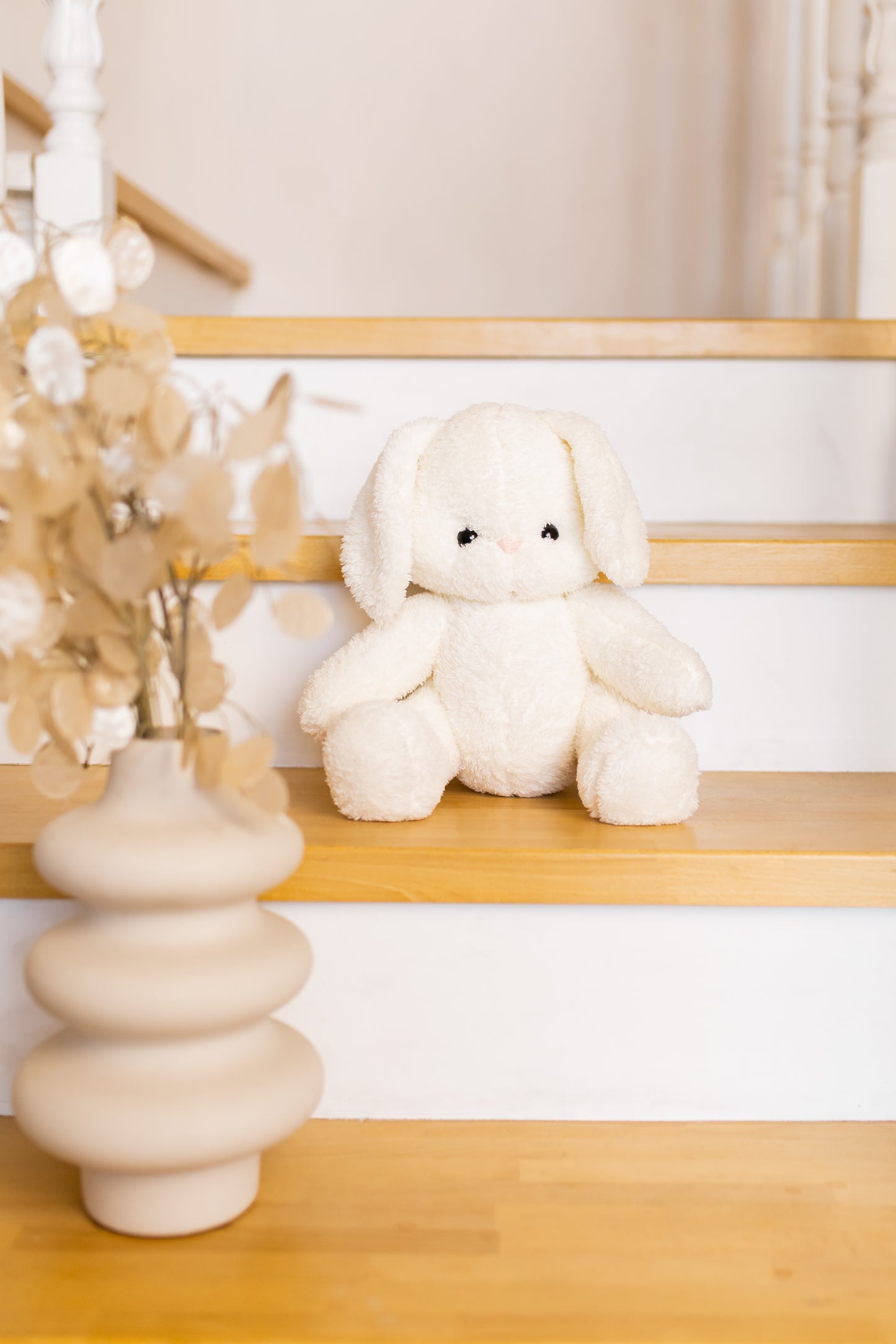 Balloon Night Light with white Bunny Toy