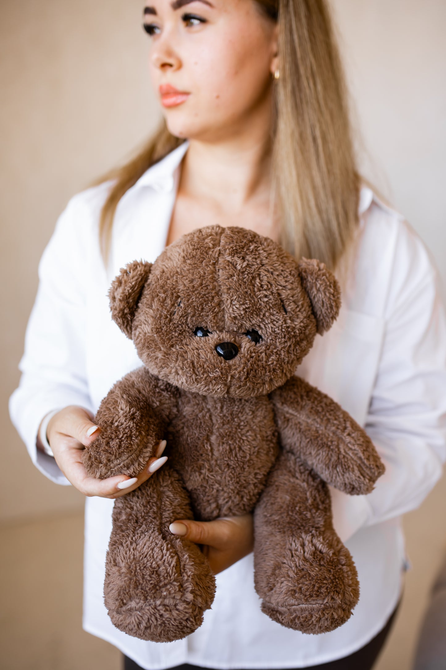 Balloon Night Light with Brown Bear