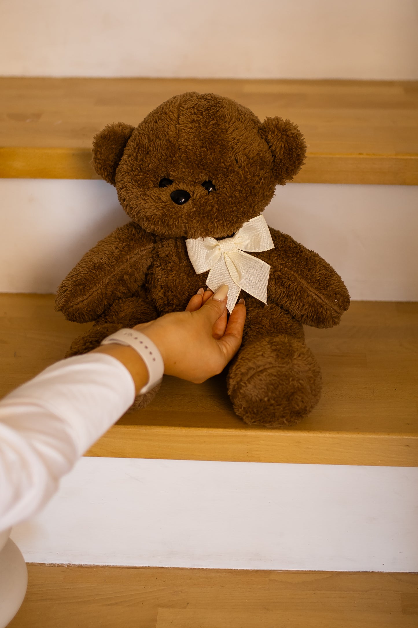 Balloon Night Light with Brown Bear