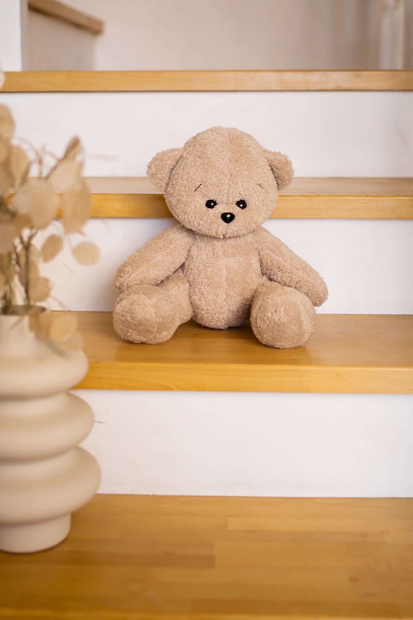 Balloon Night Light with Beige Bear