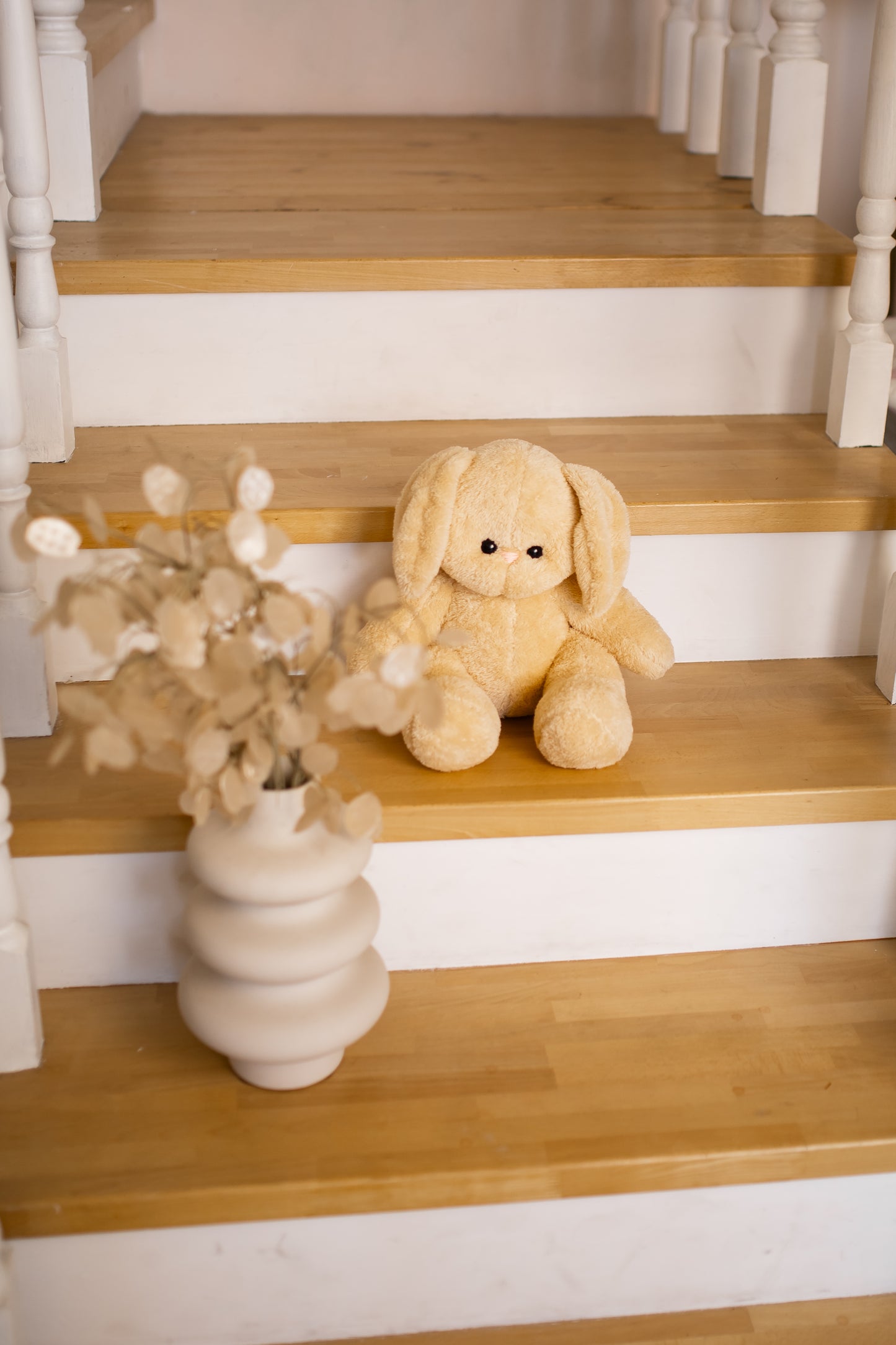 Balloon Night Light with peachy Bunny Toy